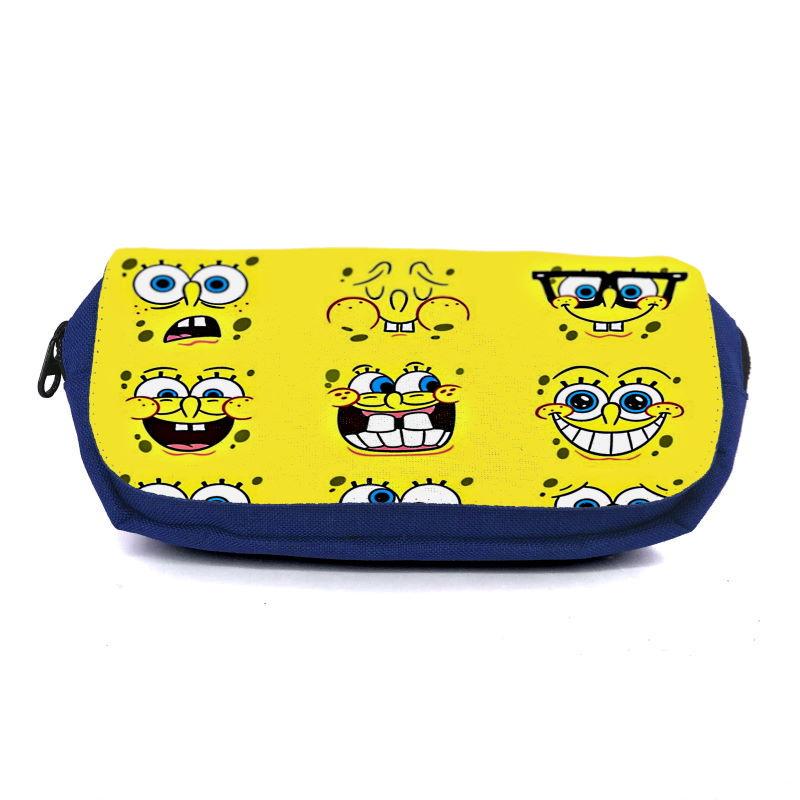 Пенал школьный Спанч Боб SpongeBob SPB-005 Синий (1479353900)