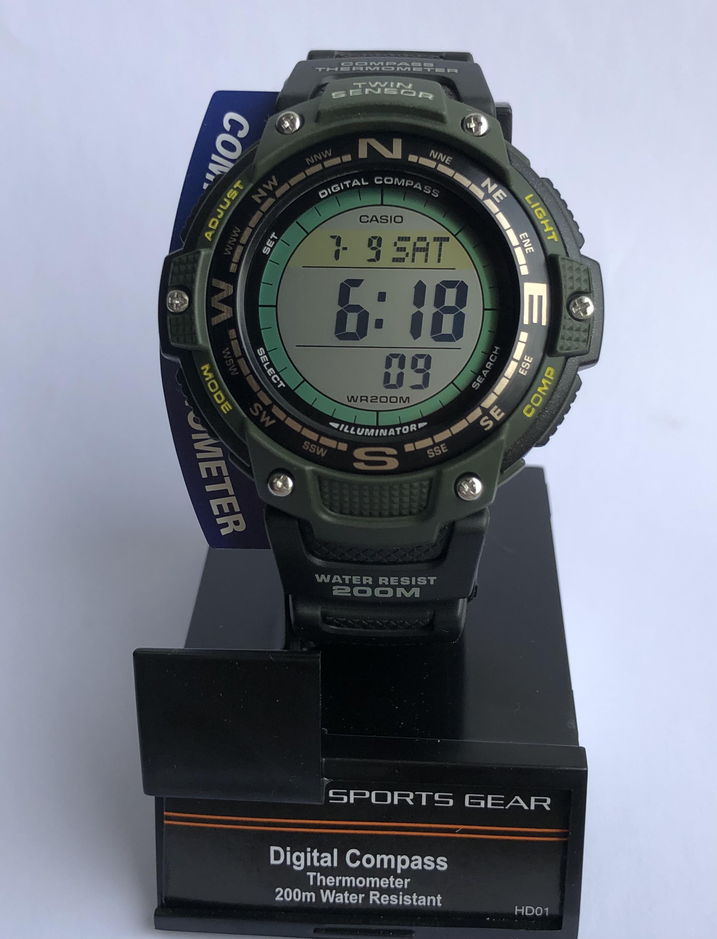 Часы мужские Casio SGW-100-3AVCF (015) - фото 2