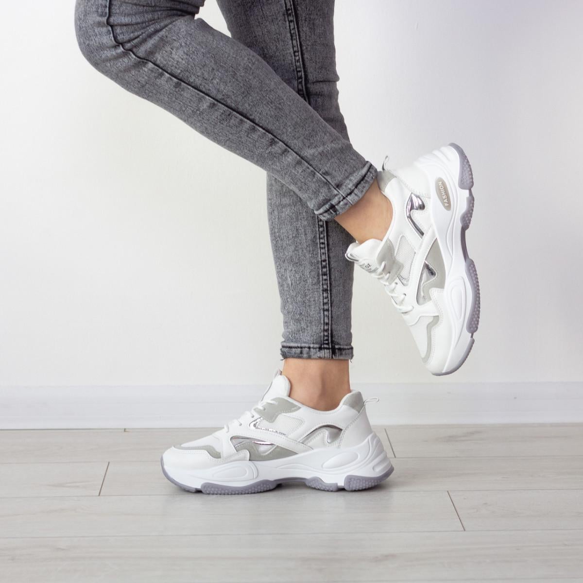 Кроссовки женские Fashion 37 р. 23 см Белый (2548)