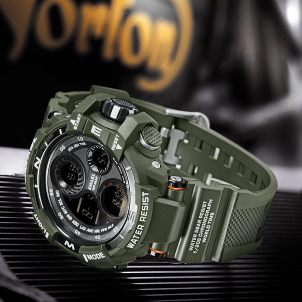 Часы мужские наручные Smael 8022 watсh Army Green (15206) - фото 2