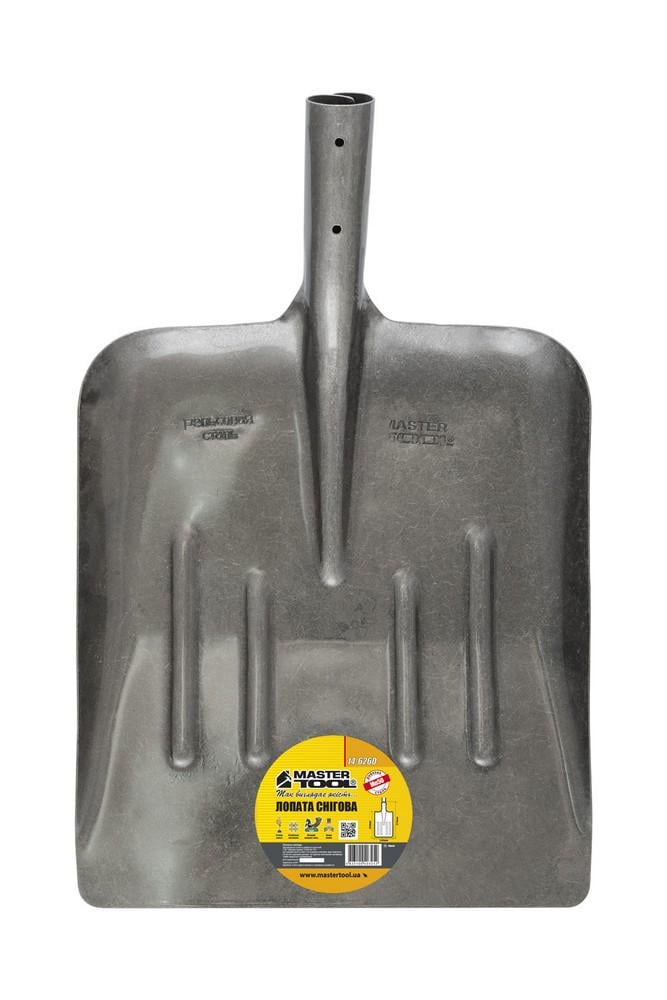 Лопата совкова MasterTool для снігу/зерна лакове покриття 330х390х570 мм (14-6260)