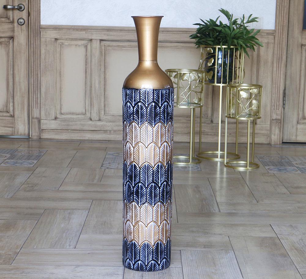 Металлическая ваза напольная Гранд Презент 83 см (92091)