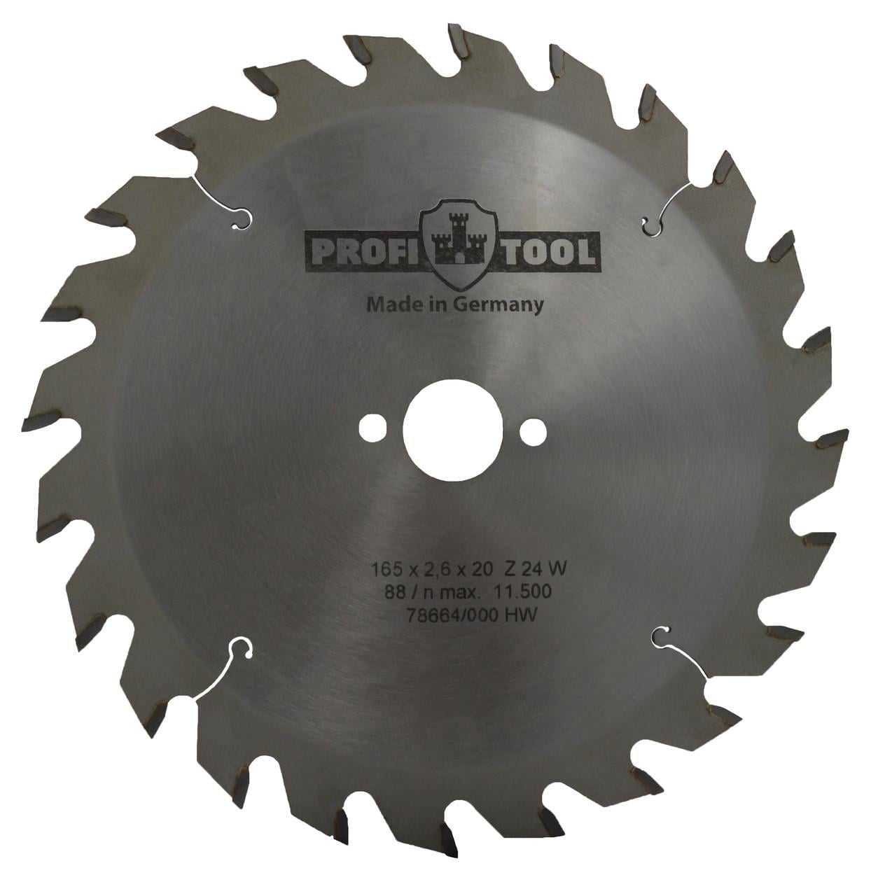 Диск пиляльний PROFITOOL Z 24 W 165х2,6х1,6х20 мм (2116501) Диск пиляльний PROFITOOL Z 24 W 165х2,6х1,6х20 мм (2116501)