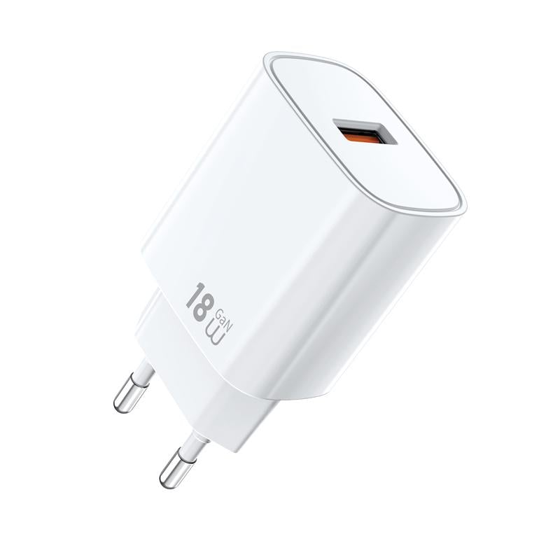 Зарядное устройство WIWU Essen GaN Fast Charger Wi-G006 EU 3A 18W White (6977703654790)