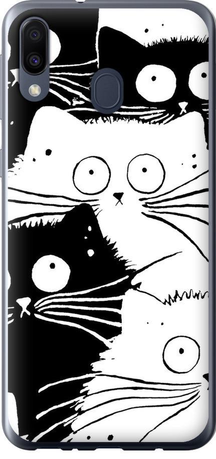 Чехол на Samsung Galaxy M20 Коты v2 (3565m-1660-42517)