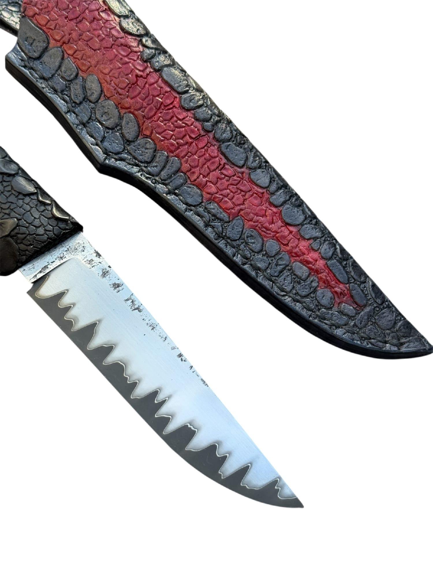 Нож туристический Gorillas BBQ KN207 Раскол сталь ламинат Rex-12 - фото 3