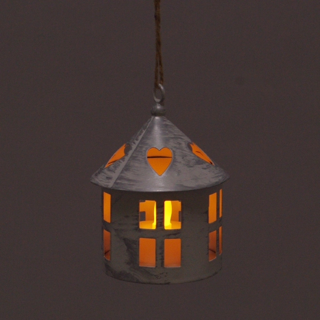 Ліхтарик металевий підвісний зі свічкою LED WDT1543S-2 LED (45570) - фото 2 Ліхтарик металевий підвісний зі свічкою LED WDT1543S-2 LED (45570) - фото 2