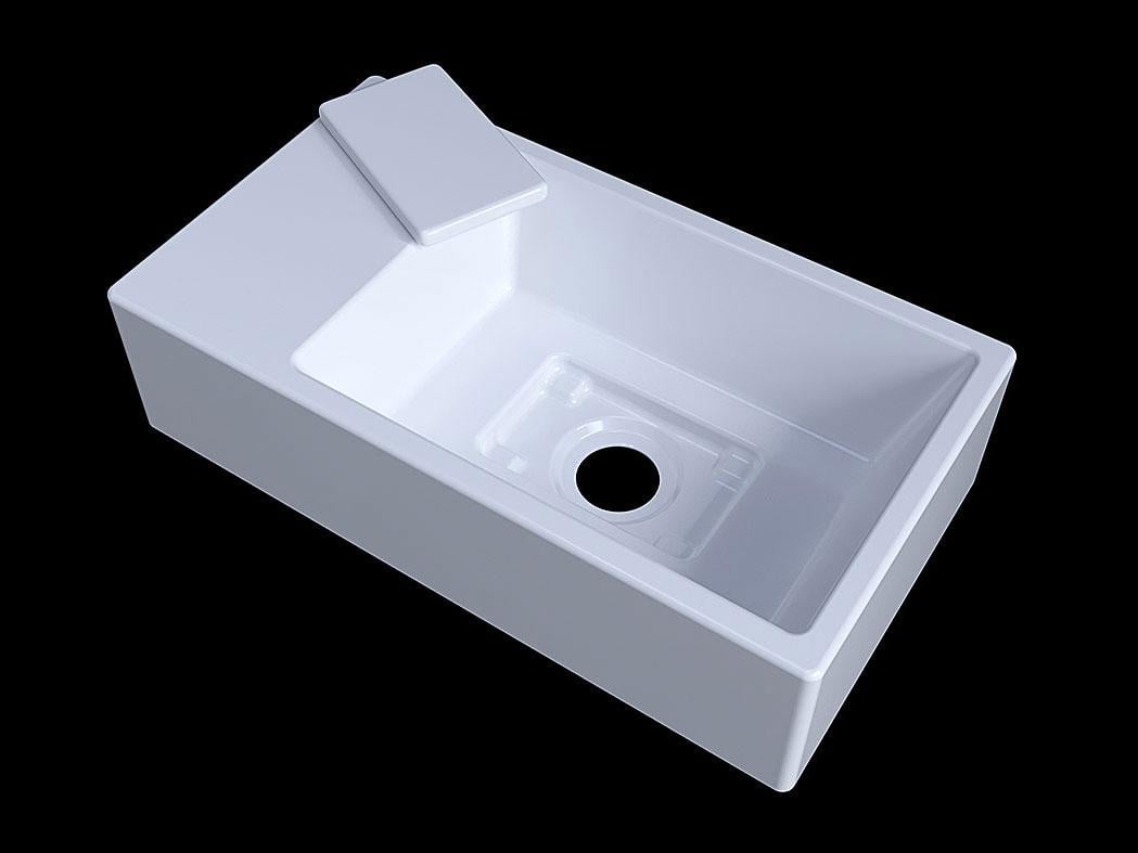 Умывальник подвесной Status Savay L White (727) - фото 6