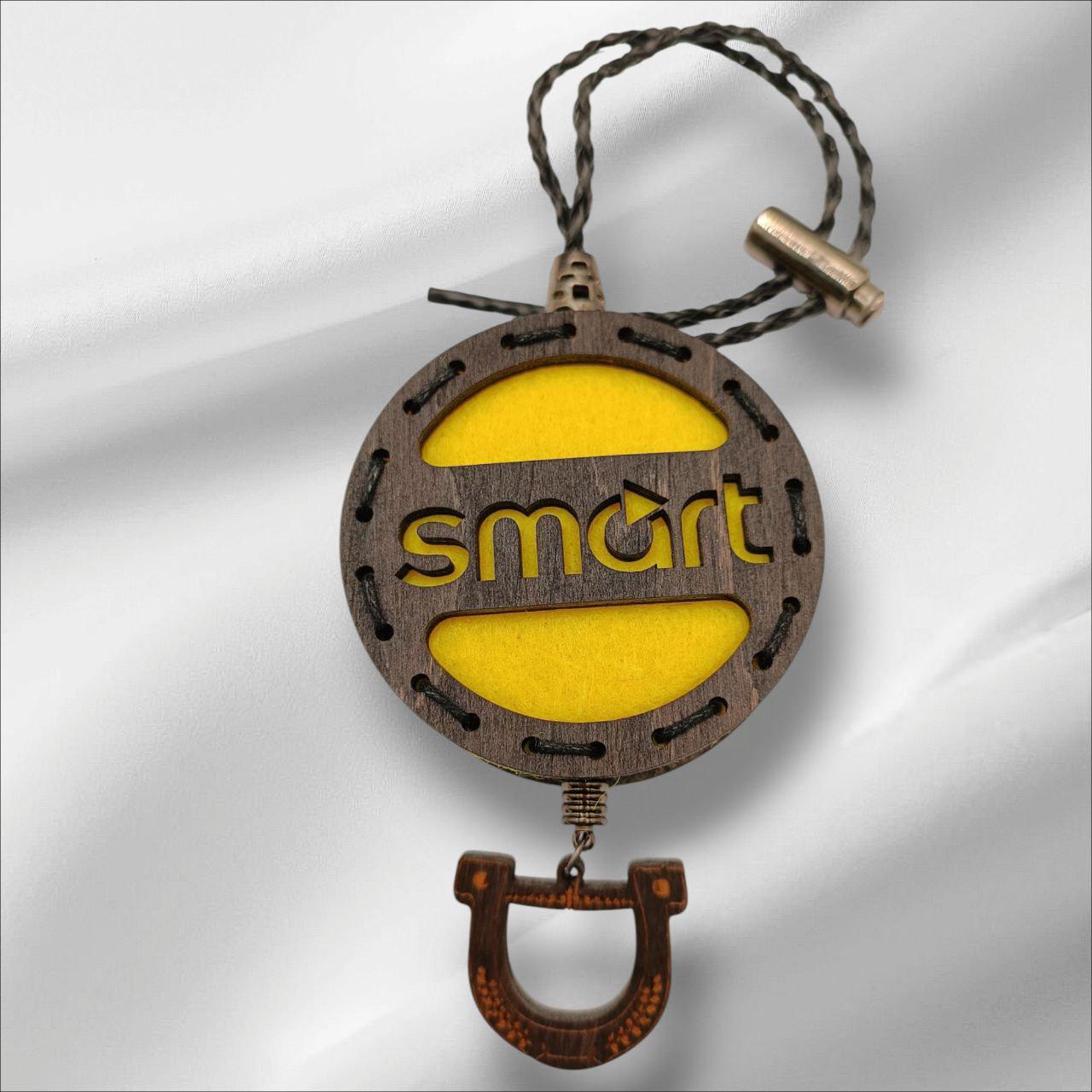 Ароматизатор для авто Smart из дерева/войлока и аромапарфюм 10 мл (26794515)