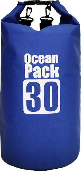 Герморюкзак Ocean Pack з шлейкою на плече 30 л Blue (HP50426)