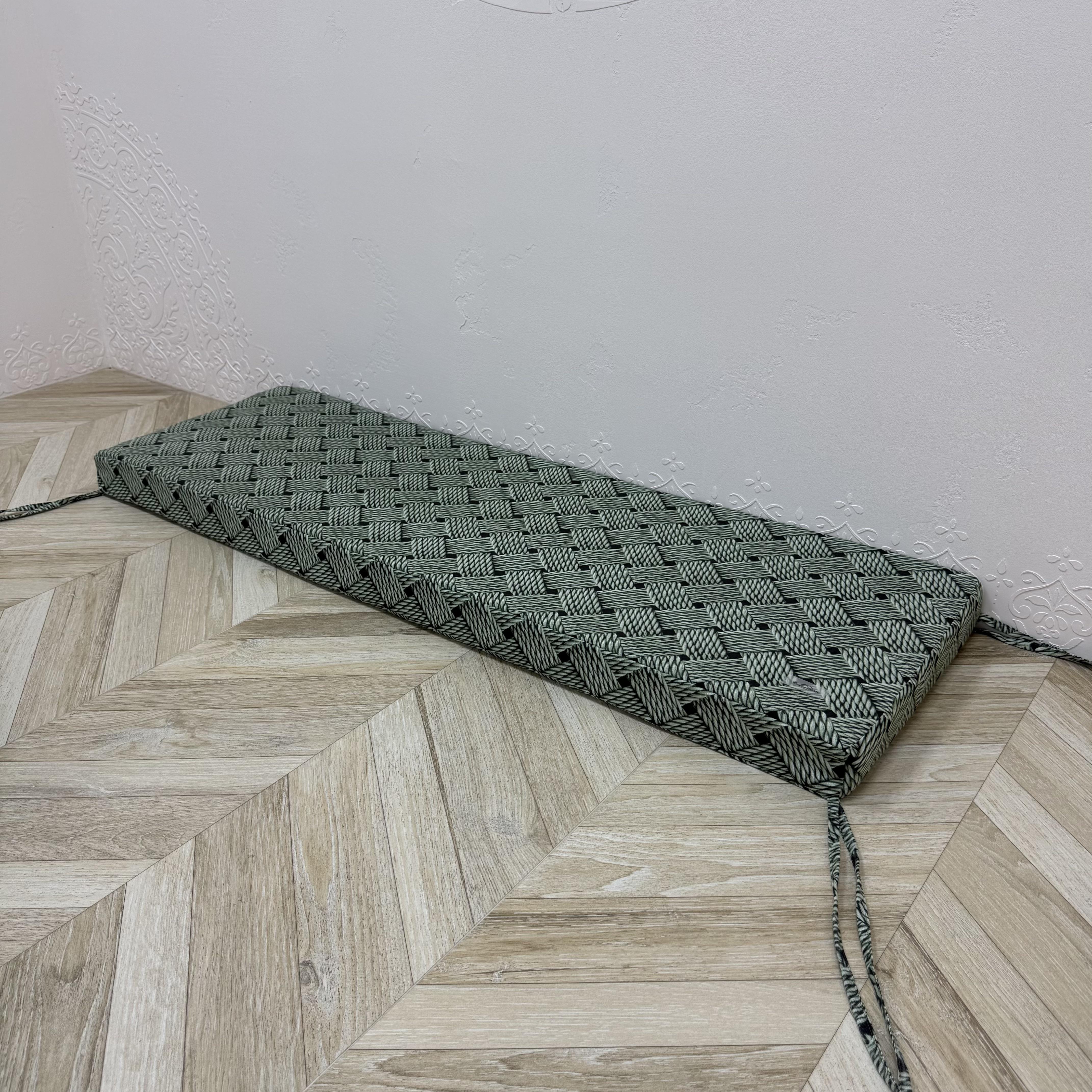 Матрас Comfort Home Rope на подоконники/каркасы/поддоны/садовая мебель панама 160х40х8 см
