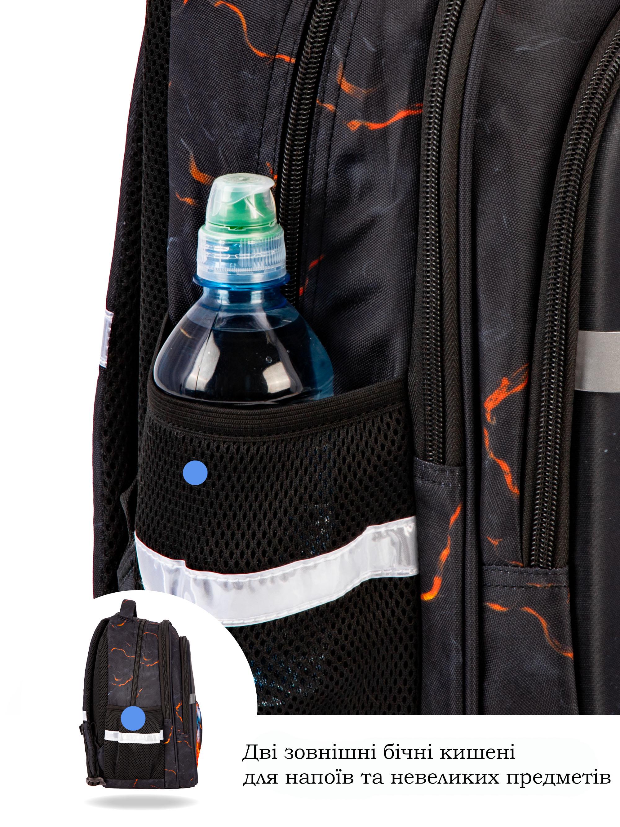 Шкільний рюкзак для хлопчика School Standard М'яч ортопедичний для першокласника 38х30х18 см (150-18) - фото 8 Шкільний рюкзак для хлопчика School Standard М'яч ортопедичний для першокласника 38х30х18 см (150-18) - фото 8