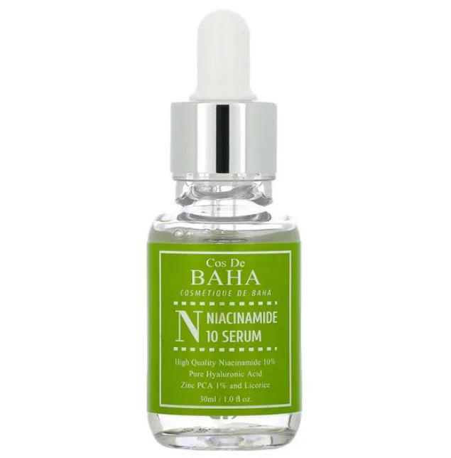 Сыворотка для лица с ниацинамидом и цинком Cos De Baha Niacinamide 10% with Zinc 1% Serum 30 мл
