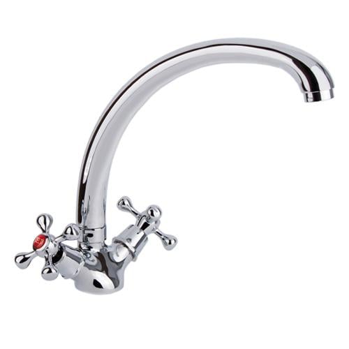 Смеситель для кухни Sanitary Wares Delta 273F SWDEL273F двухвентильный Хром (110725)