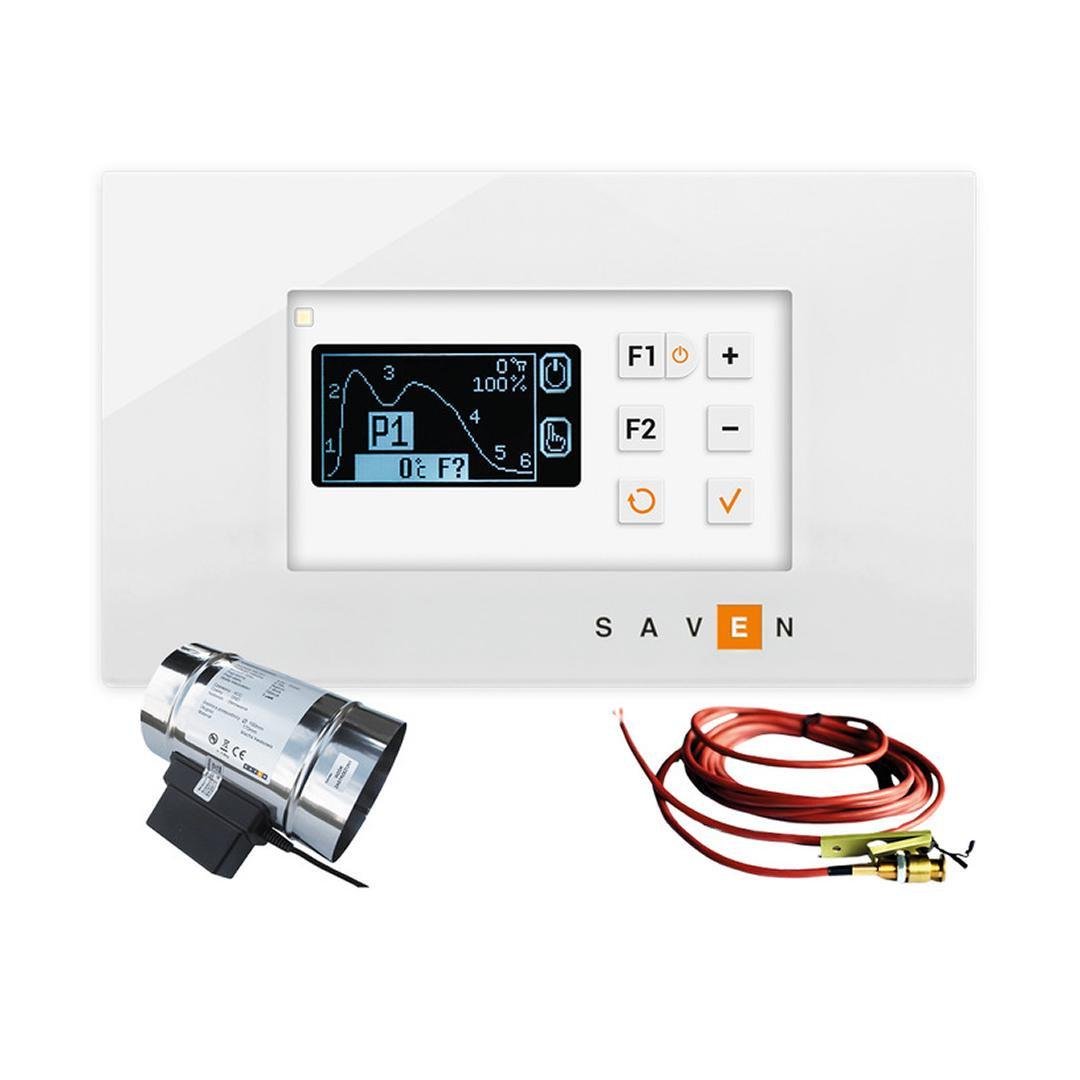 Оптимизатор горения автоматический Saven AutoBurn WT-120 с датчиком открытия дверцы (SAB/WT/120/DS)