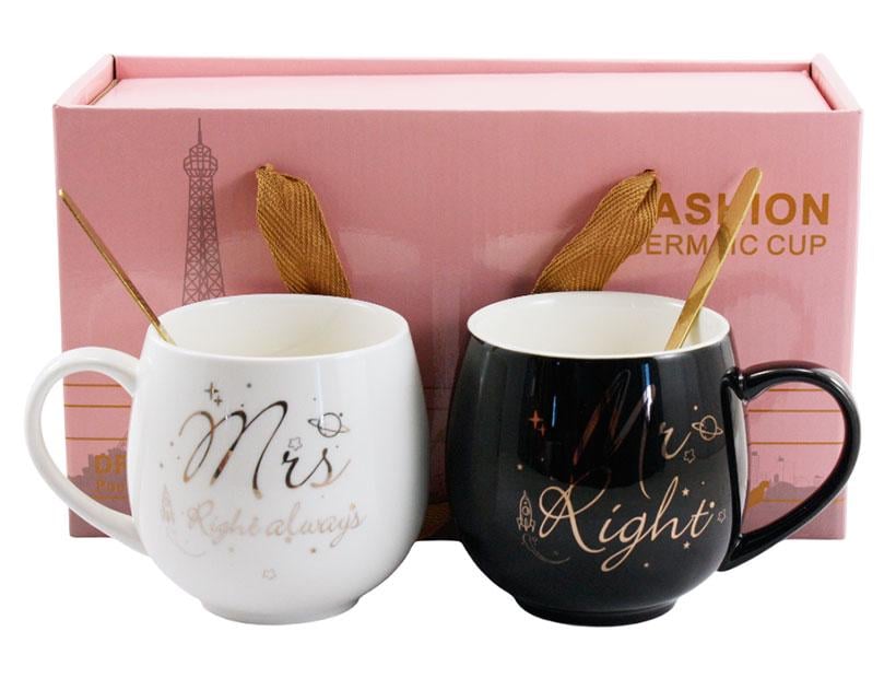 Набір чашок Interos порцелянові 2 шт. 350 мл (211) - фото 1 Набір чашок Interos порцелянові 2 шт. 350 мл (211) - фото 1