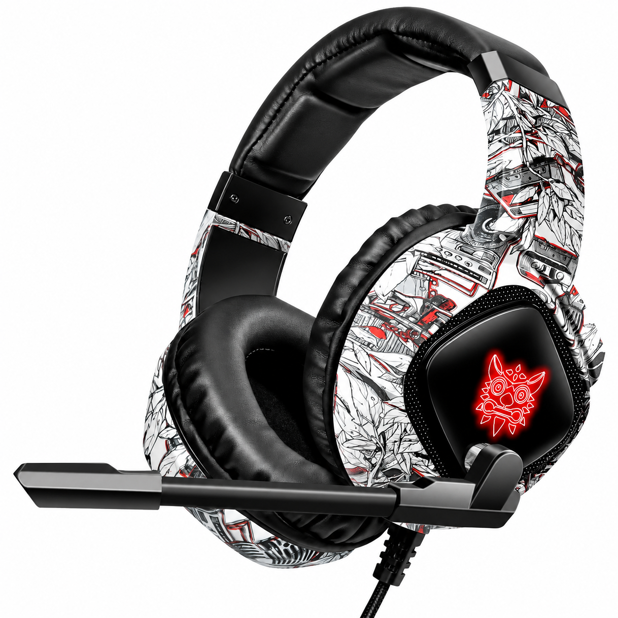 Наушники игровые Onikuma Gamer K19 с микрофоном Camo Grey (35130422) Наушники игровые Onikuma Gamer K19 с микрофоном Camo Grey (35130422)
