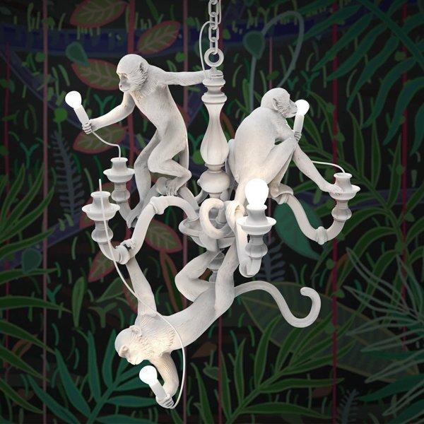 Люстра Monkeys 80 см White (9318523) - фото 2