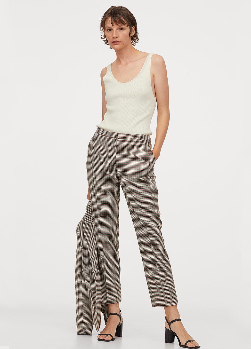 Брюки H&M р. 32 Комбинированный (896064002b49)