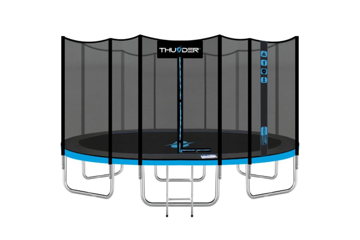 Батут с внутренней сеткой Thunder OUTSIDE PRO 16FT 488 см Black/Blue (62061)