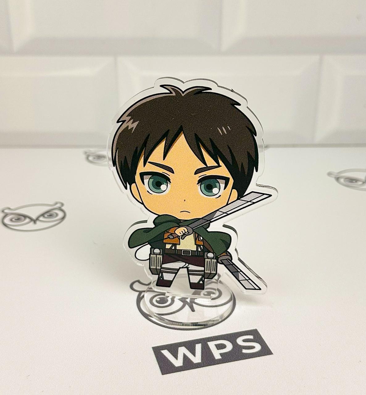 Фигурка коллекционная акриловая Chibi Атака титанов Эрен Йегер 10 см (2110851218)