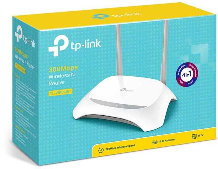 Маршрутизатор WiFi роутер TP-LINK TL-WR840N 300 Мбіт/с - фото 4