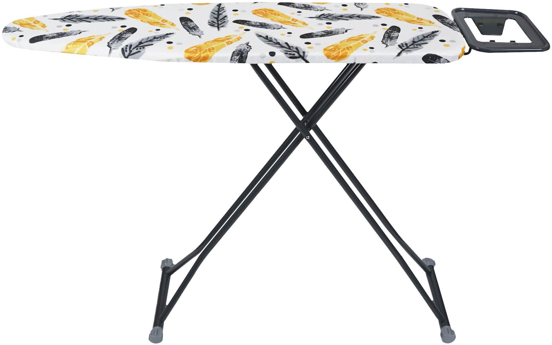 Доска гладильная EuroHome ALPINE моноблок перья 110х33 см Желто-черный (EH11033M-2) - фото 2 Доска гладильная EuroHome ALPINE моноблок перья 110х33 см Желто-черный (EH11033M-2) - фото 2