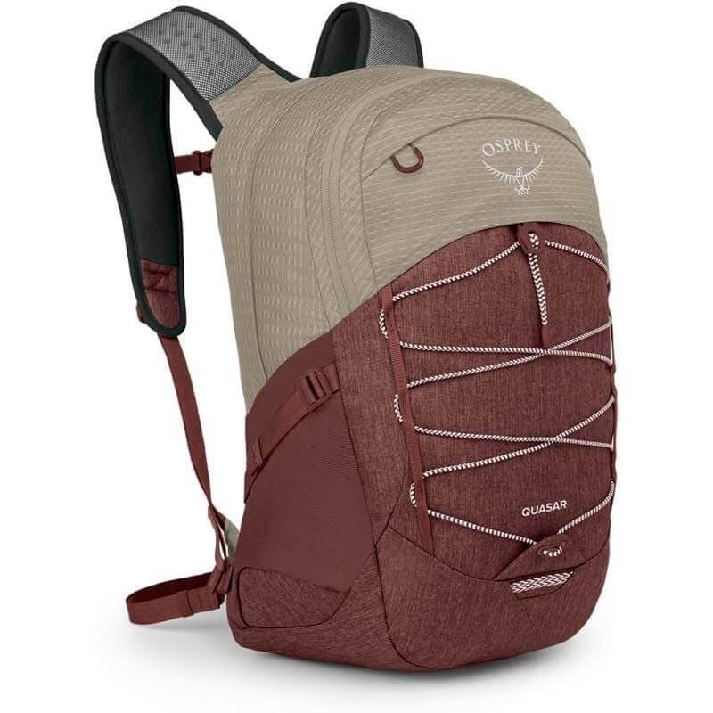 Міський рюкзак Osprey Quasar 26 л Sawdust Tan/Raisin Red (009,3648)