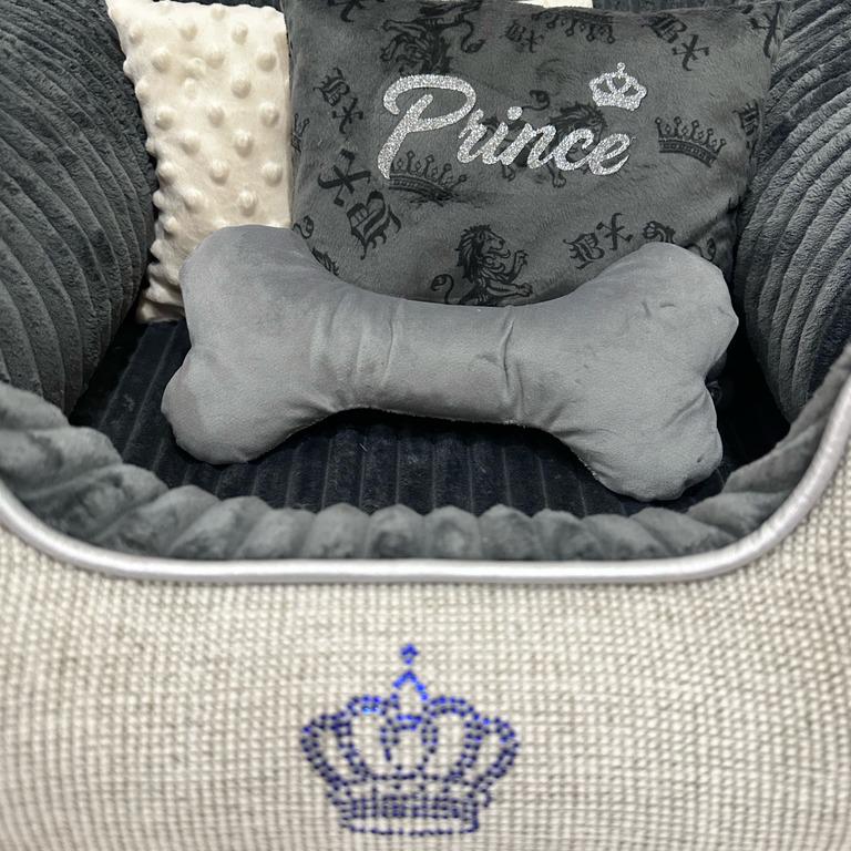 Лежанка для собак Amore mio Cane Бридж Prince до 4 кг 58х58х23 см (DB-0075) - фото 2 Лежанка для собак Amore mio Cane Бридж Prince до 4 кг 58х58х23 см (DB-0075) - фото 2