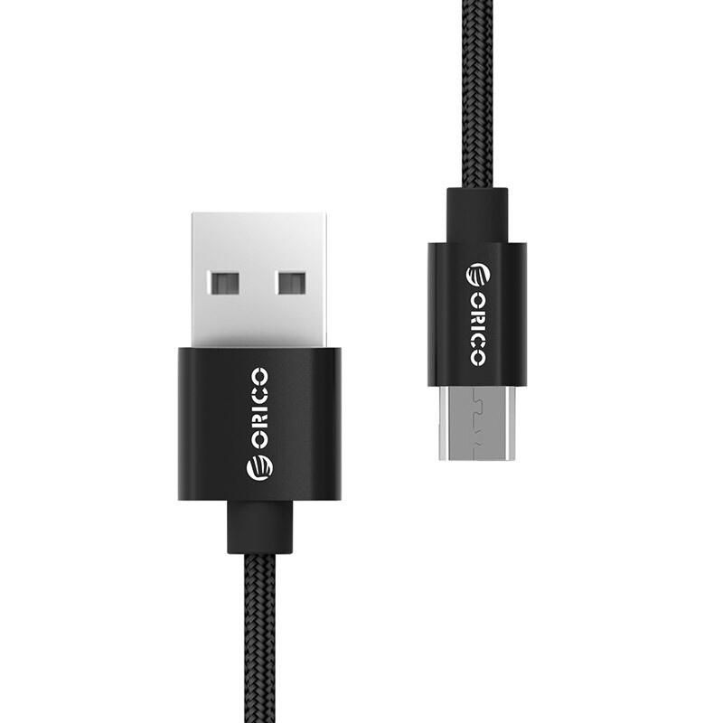 Кабель Micro USB Orico MTF-10 для зарядки і передачі даних 1 м Чорний