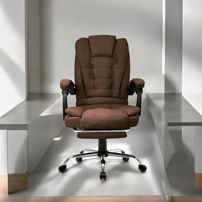 Офисное кресло BOSS КО22 Premium с подножкой Коричневый (17213) - фото 7 Офисное кресло BOSS КО22 Premium с подножкой Коричневый (17213) - фото 7