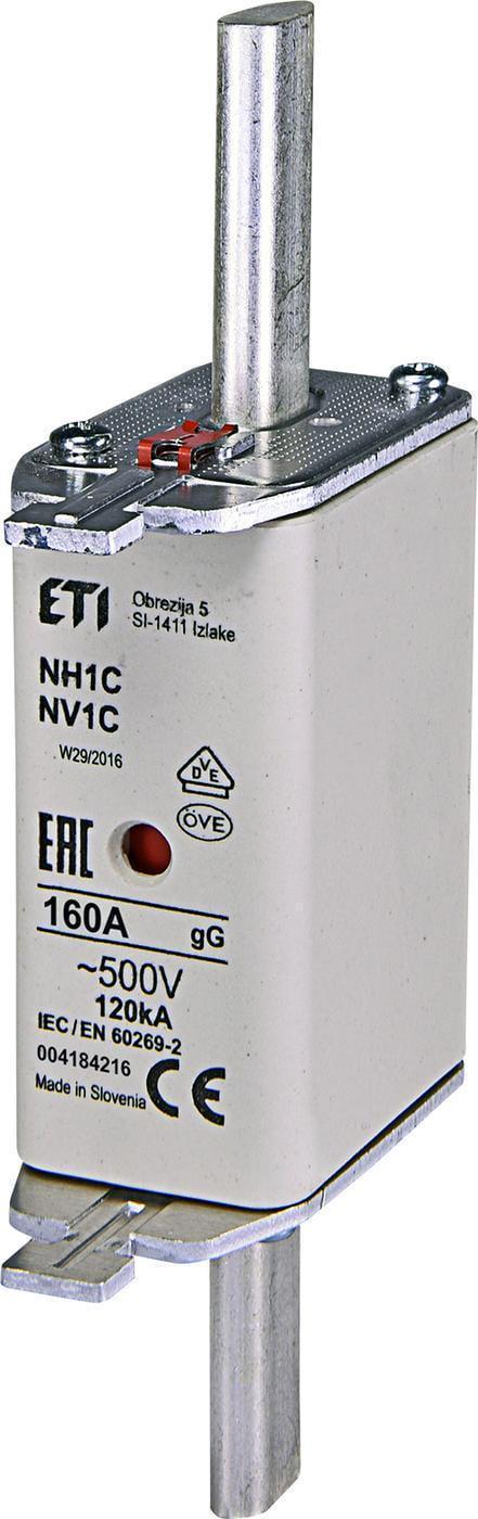 Предохранитель ETI NH-1C/gG 160A 500V KOMBI (4184216)
