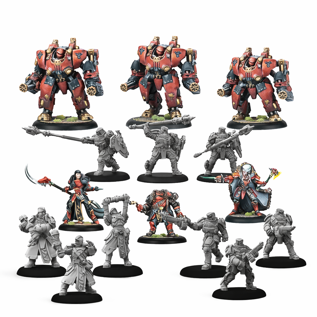 Набір мініатюр SFG Warmachine Khador Winter Korps Auxiliary Expansion (2825793708)