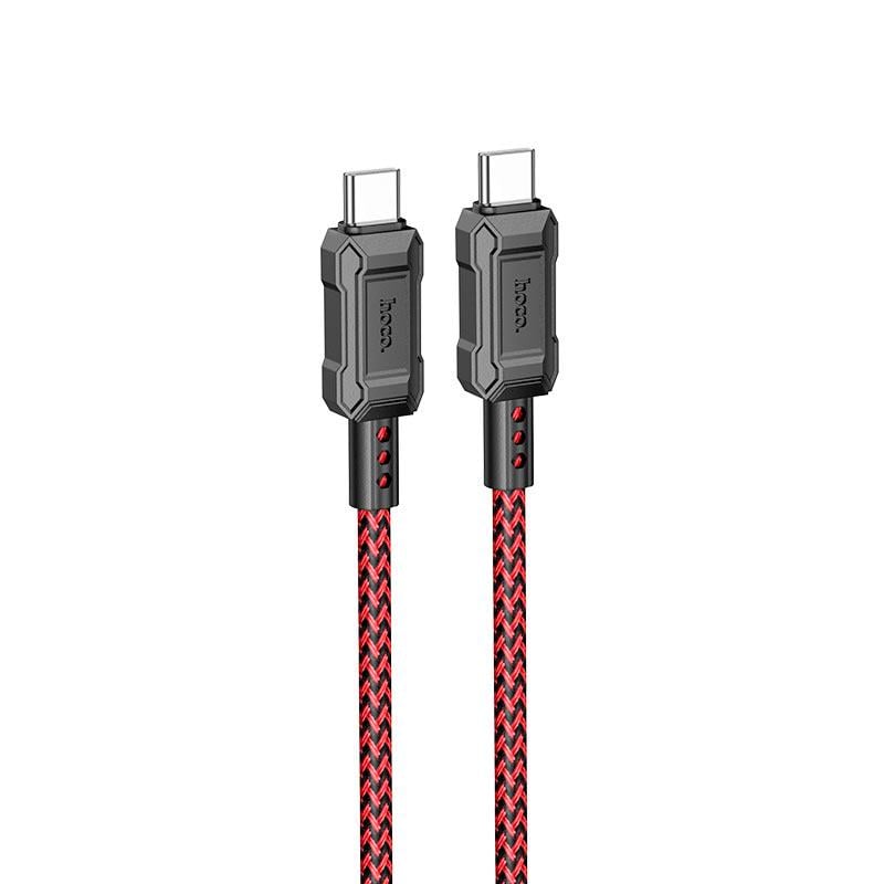 Кабель Hoco X94 Type-C to Type-C Leader Charging Data cable 1 м 60W Red (11314878)