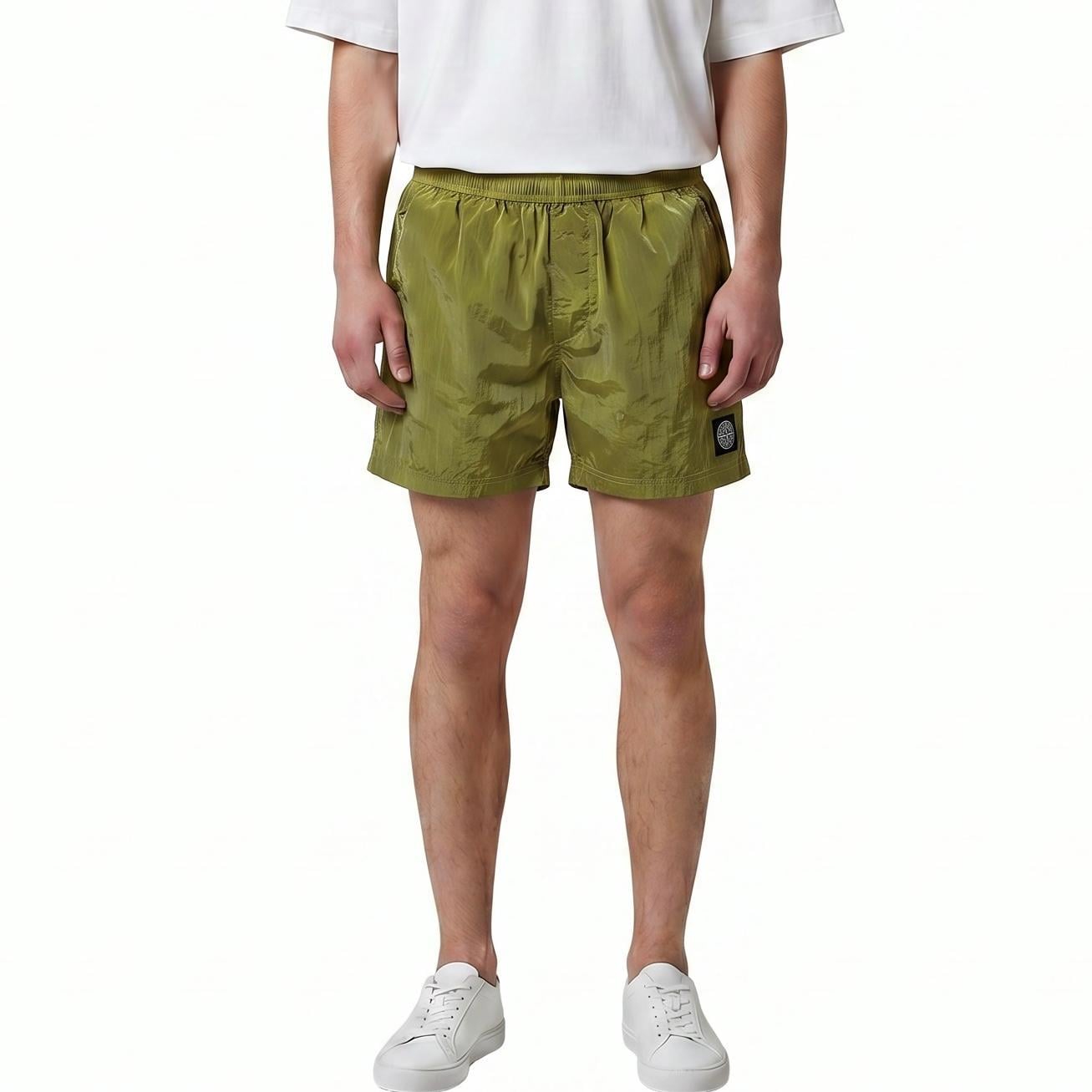 ᐉ Шорти чоловічі для плавання в стилі Stone Island Nylon Metal