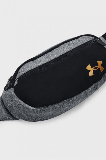 Сумка спортивна поясна UA Flex Waist Bag 12x15x31 см Сірий (1364190-012) - фото 2