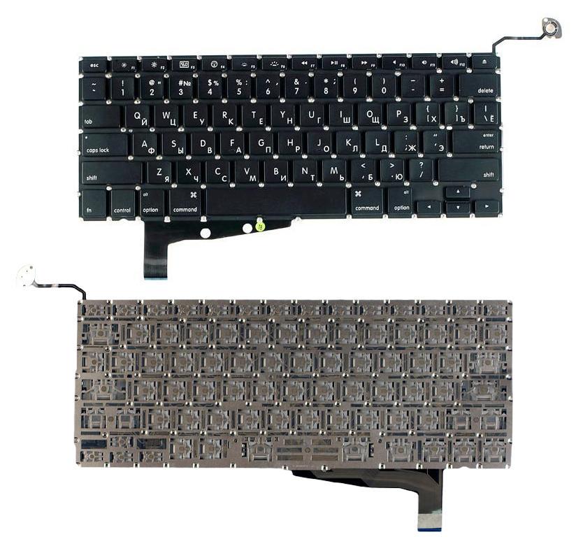 Клавиатура для ноутбука Apple MacBook Pro A1286 без SD с подсветкой Light Black