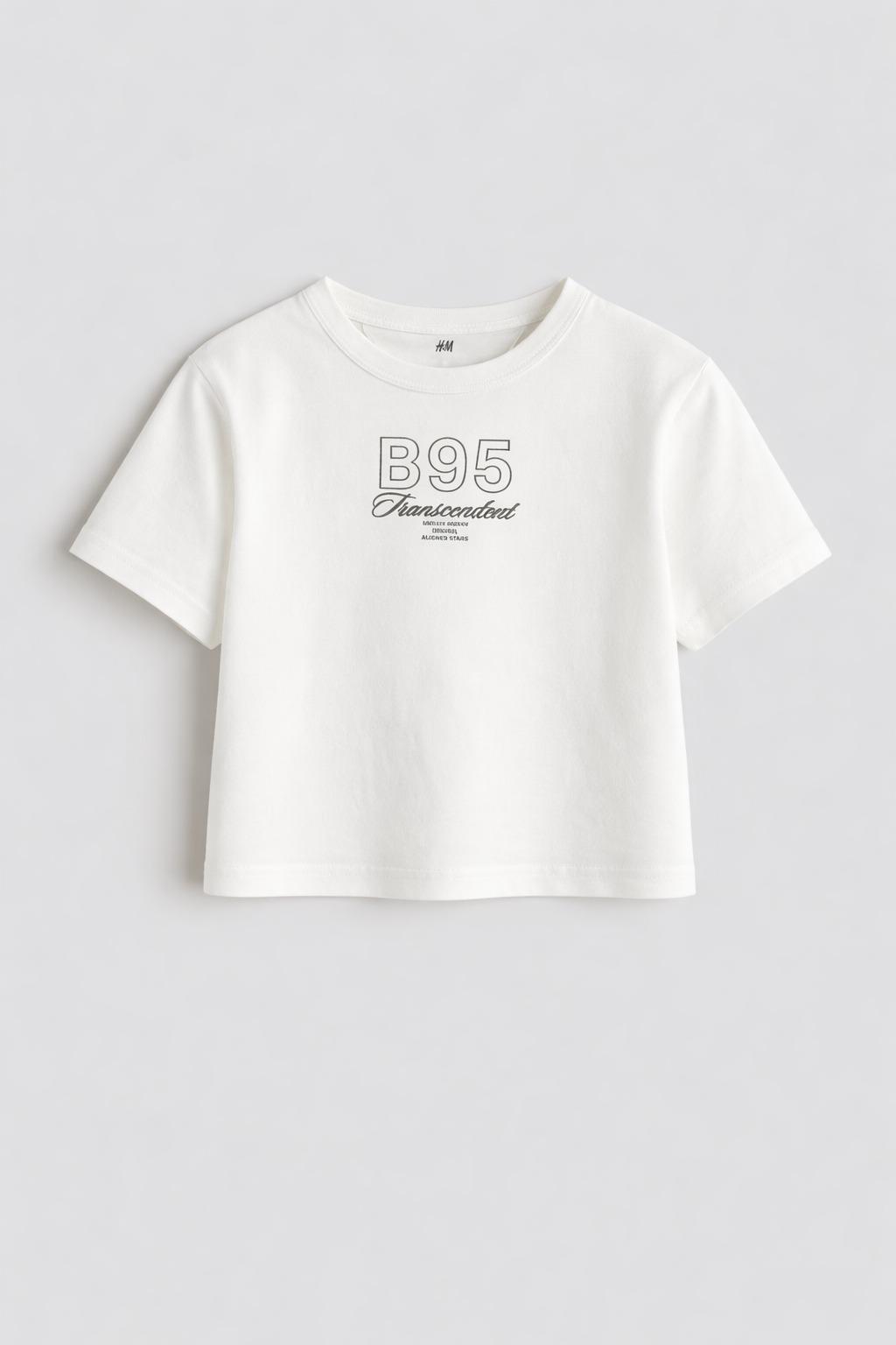 Топ H&M 1234563 В95 134 см Белый