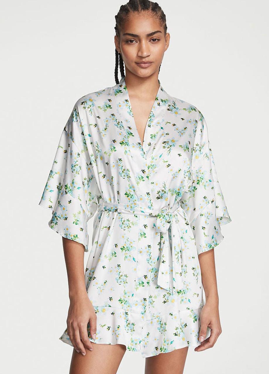 Халат женский Victoria's Secret Satin Flounce Robe XS/S (2094883002) - фото 1