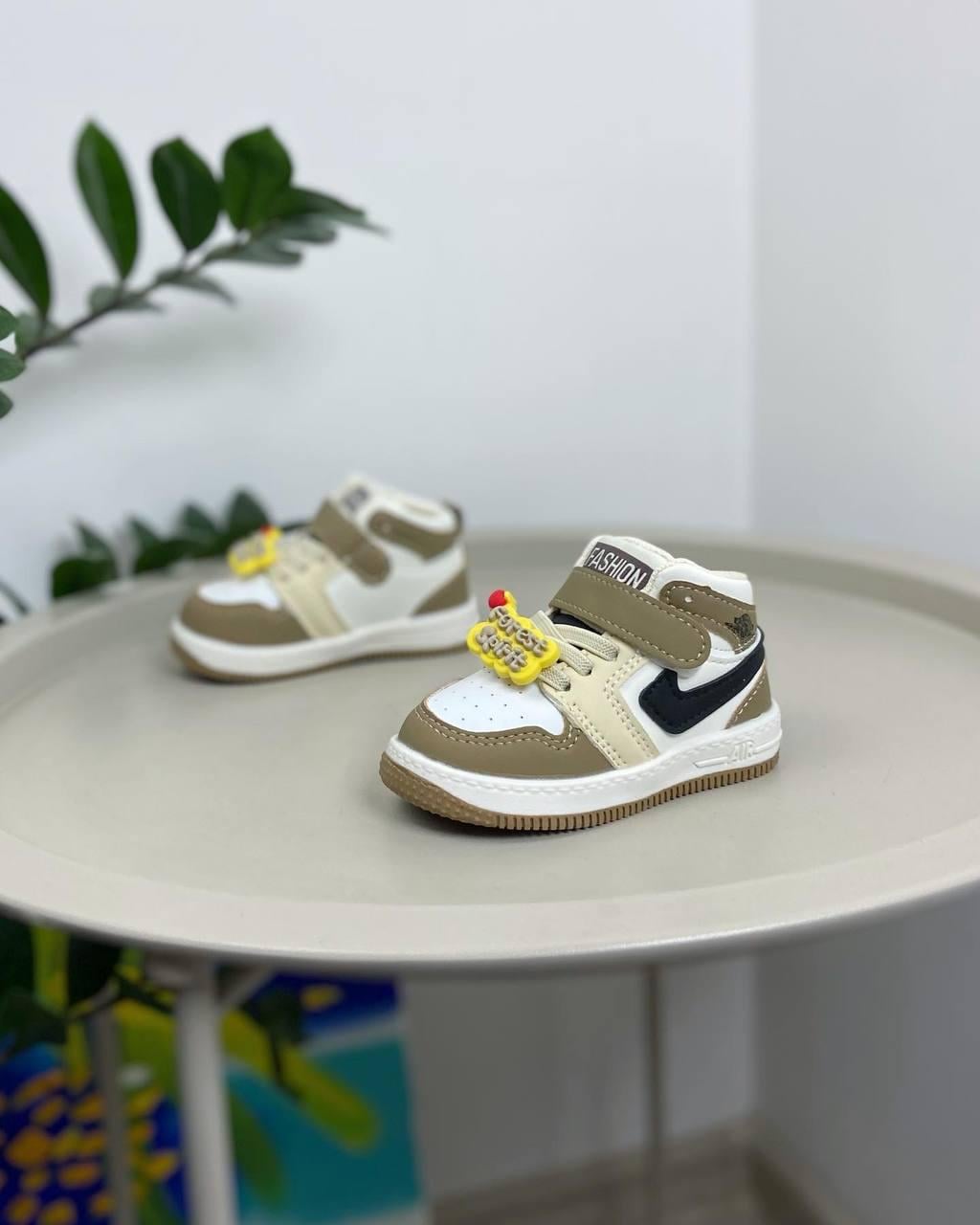 Кроссовки детские р. 24 Бежевый (1109)