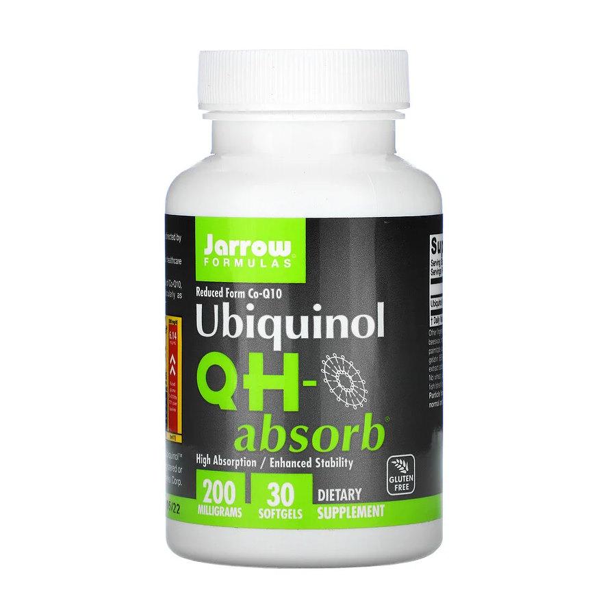 Натуральная добавка Jarrow Formulas Ubiquinol QH-Absorb 200 мг 30 капс. (8241)
