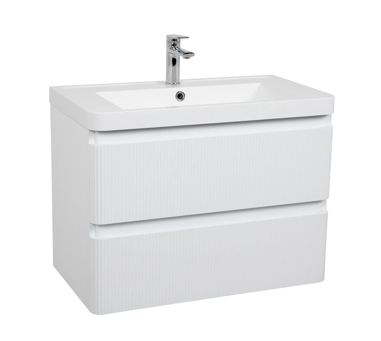 Тумба Акцент Люкс 037 консольная с умывальником Bar 75 см White matt (2452677198) Тумба Акцент Люкс 037 консольная с умывальником Bar 75 см White matt (2452677198)