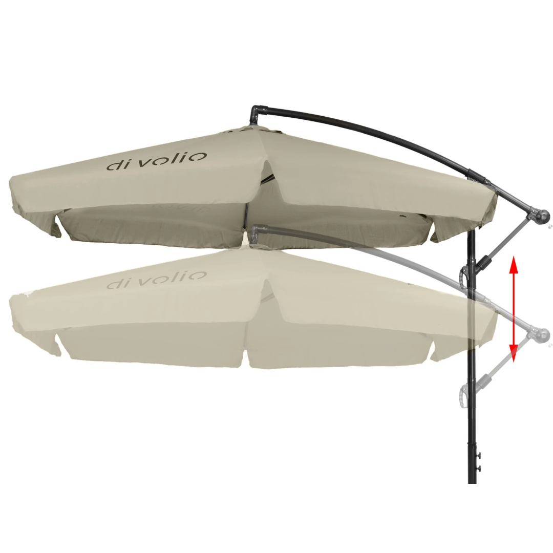 Зонтик садовый Di Volio EMPOLI 300 см Бежевый (2028) - фото 5 Зонтик садовый Di Volio EMPOLI 300 см Бежевый (2028) - фото 5