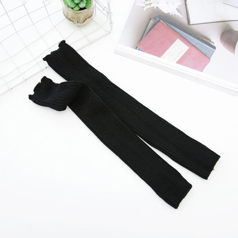 Мітенки довгі в рубчик One size Чорний (1631) - фото 3 Мітенки довгі в рубчик One size Чорний (1631) - фото 3