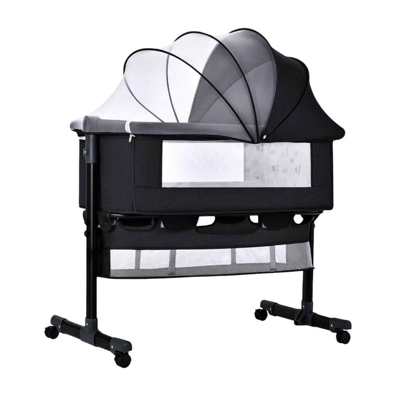 Дитяче ліжечко приставне 0220/МК 3в1 з пеленальним столиком Dark Grey (31189997) Дитяче ліжечко приставне 0220/МК 3в1 з пеленальним столиком Dark Grey (31189997)