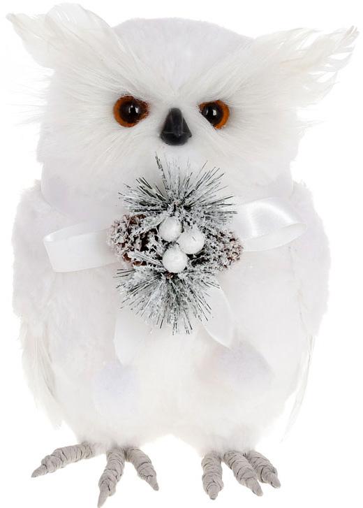 Декоративная игрушка Белая Сова 26 см (BD-NY27-785)