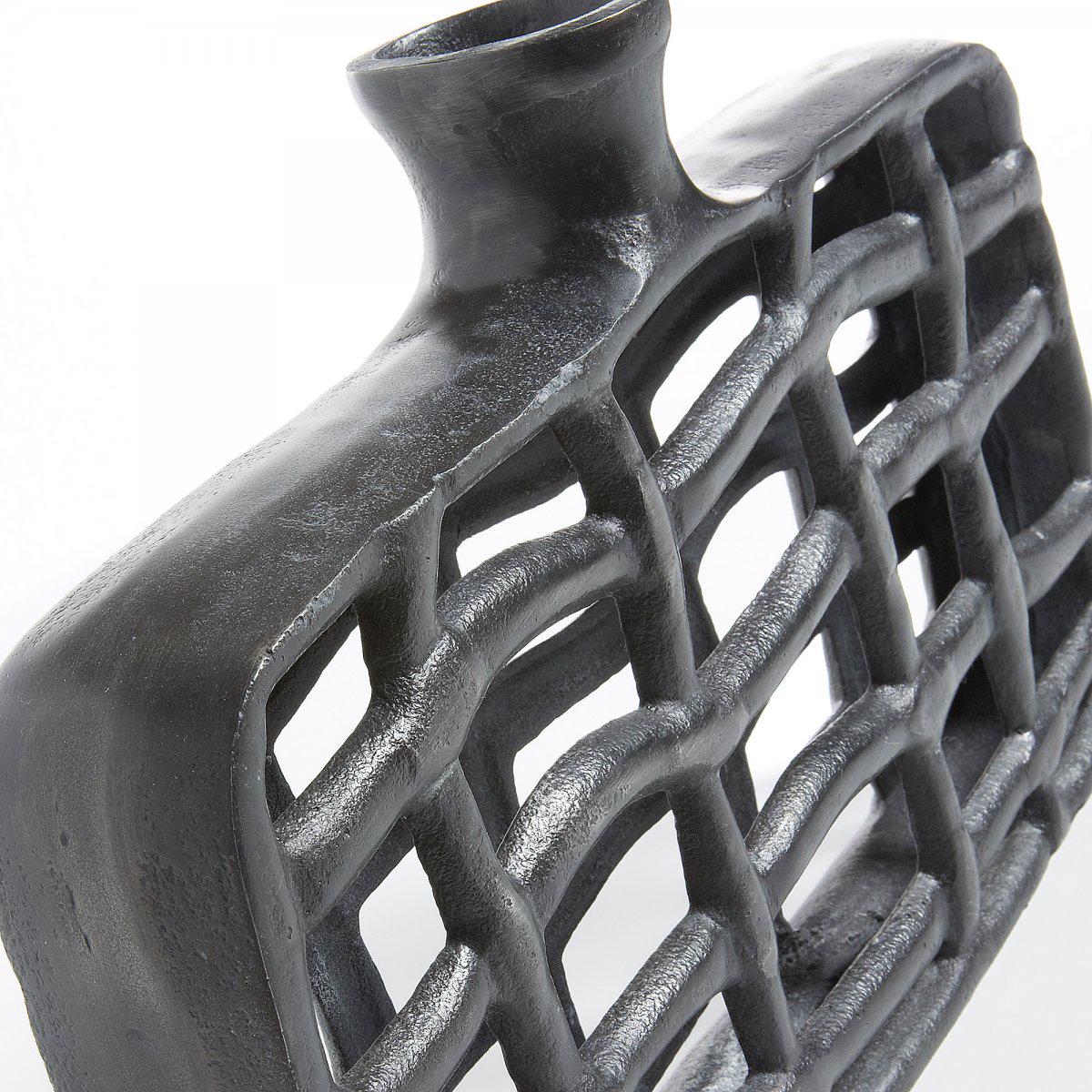 Ваза металлическая La Forma Hortens Графитовый (AA0188N02) - фото 2 Ваза металлическая La Forma Hortens Графитовый (AA0188N02) - фото 2