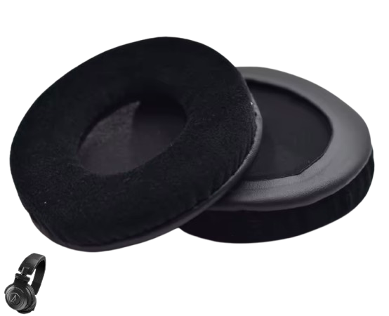 Амбушюры велюровые Audio-Technica ATH-PRO500 SV/ATH-PRO500MK2/ATH-PRO700/ATH-PRO700MK2 Черный (29862607) - фото 2 Амбушюры велюровые Audio-Technica ATH-PRO500 SV/ATH-PRO500MK2/ATH-PRO700/ATH-PRO700MK2 Черный (29862607) - фото 2