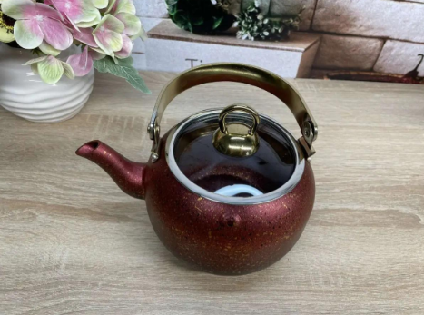 Чайник OMS 8212-S с гранитным антипригарным покрытием без индукции 1 л Red - фото 6 Чайник OMS 8212-S с гранитным антипригарным покрытием без индукции 1 л Red - фото 6