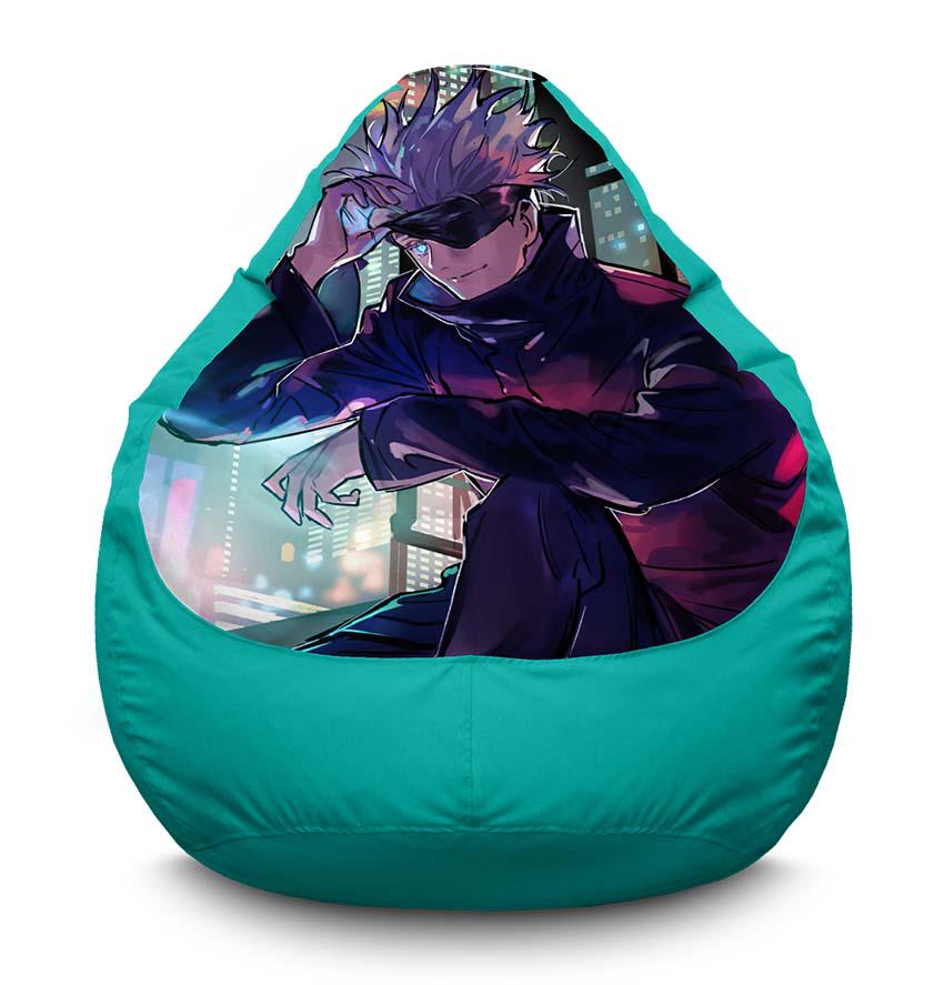 Кресло-мешок iPuff Satoru Gojo Bright city Jujutsu Kaisen оксфорд XXXL 100х135 см Бирюзовый (116921-2) Кресло-мешок iPuff Satoru Gojo Bright city Jujutsu Kaisen оксфорд XXXL 100х135 см Бирюзовый (116921-2)